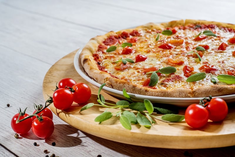 Artistic pizza creation